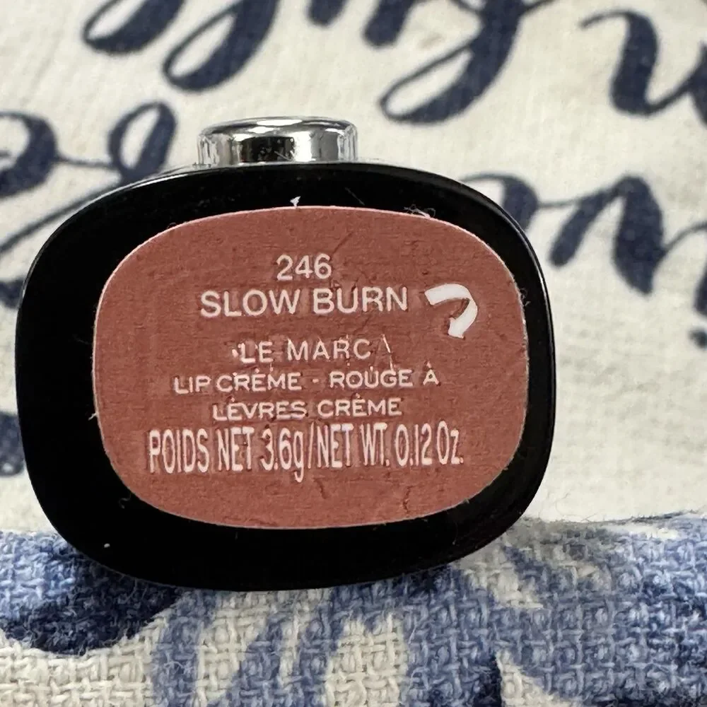 Marc Jacobs Le Marc Lip Creme Lipstick  246 Slow Burn - Discontinued Full Sz NIB